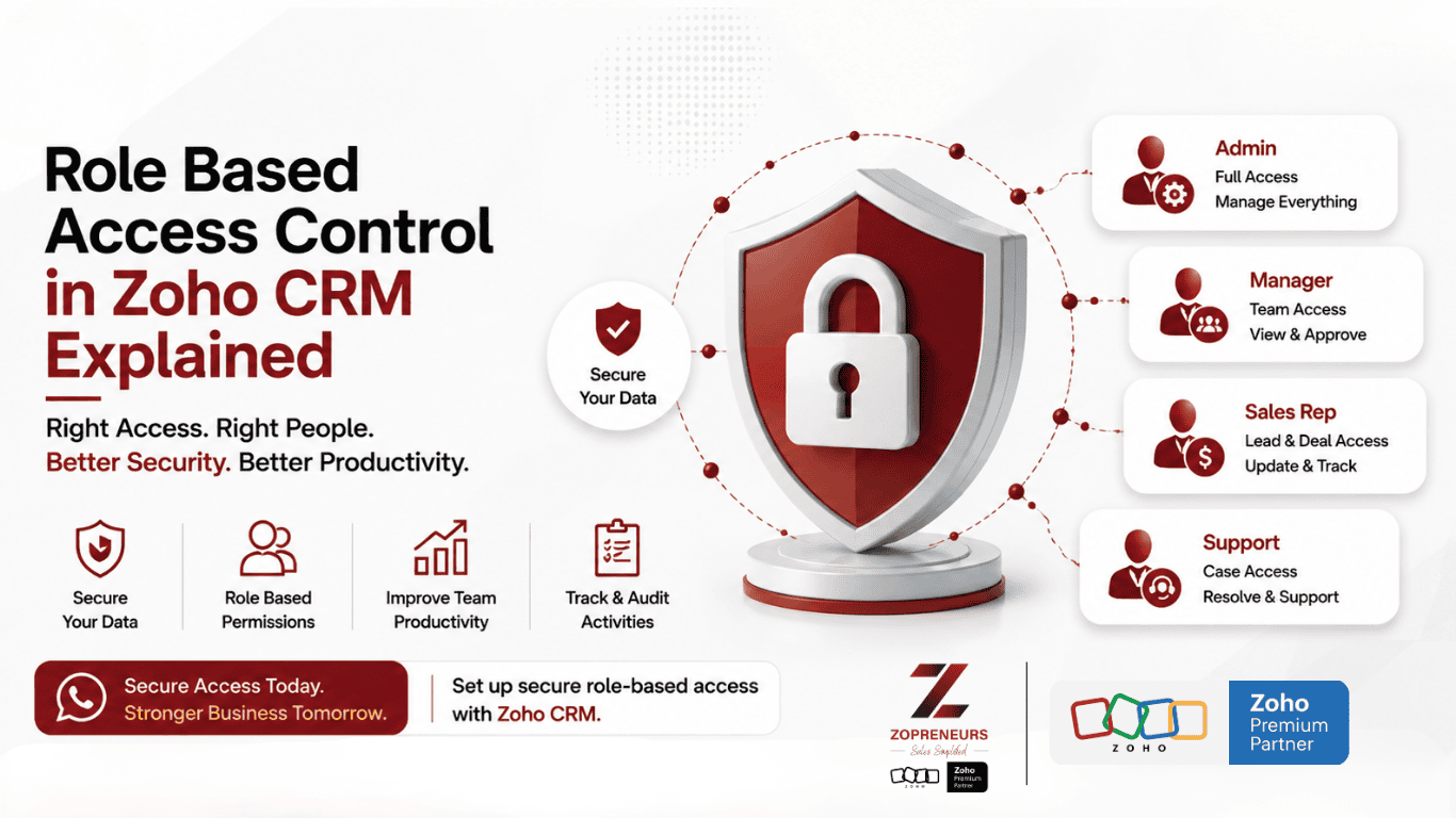 Role Based Access Control in Zoho CRM Explained